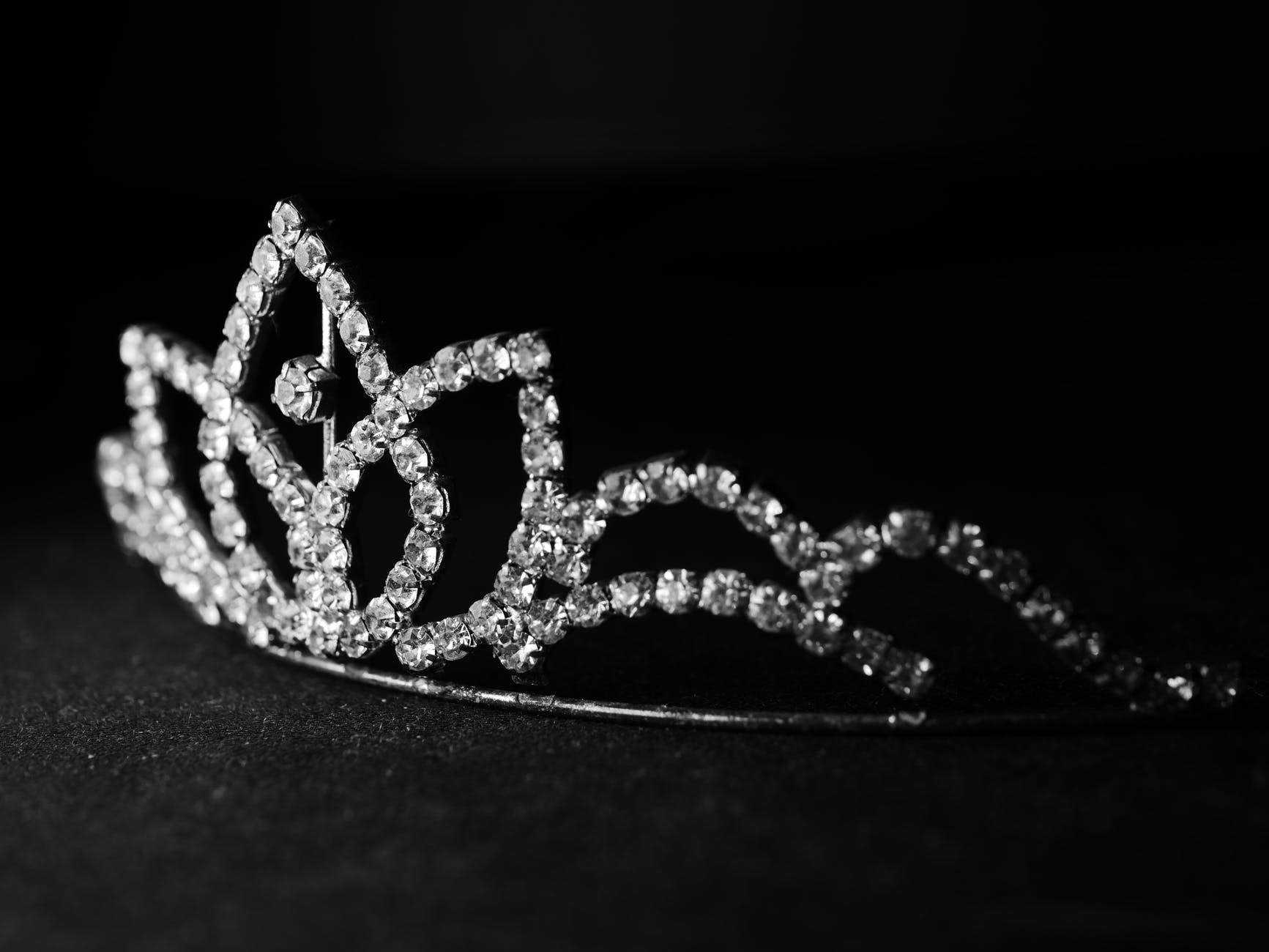 close up shot of a diamond crown